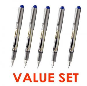 Bút Pilot V Pen (Varsity) Disposable Fountain Pens, Blue Ink, Small Point Value Set of 5（With Our Shop Original Product Description）