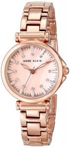 Đồng hồ Anne Klein Women's AK/1622RMRG Swarovski Crystal Accented Rose Gold-Tone Bracelet Watch