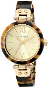 Đồng hồ Anne Klein Women's 109652CHTO Gold-Tone Tortoise Shell Plastic Bracelet Watch
