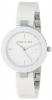 Anne Klein Women's AK/1315WTWT White Ceramic Bangle Watch with Swarovski Crystal Accents