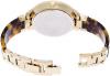 Đồng hồ Anne Klein Women's AK/1408CHTO Swarovski Crystal Accented Gold-Tone Tortoise Resin Bangle Watch