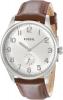 Fossil Men's FS4851 The Agent Three-Hand Leather Watch - Brown