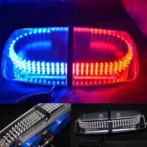 Red Blue Vehicle Car Truck Emergency Hazard Warning 240 LED Mini Bar Strobe Flash Light