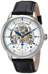 Stuhrling Original Men's 133.33152 Executive Automatic Skeleton Silver Dial Watch