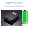 OXA Juice Box S2 10000mAh External Battery 5V 1A/2A Power Bank Charger with Digital Screen and LED Flashlight for Smart Phones, iPhone, iPod, Samsung, Tablets, Notebooks, Laptops and and Most USB Powered Devices(Jet Black)