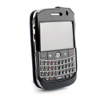 Sena Black LeatherSkin Case for BlackBerry Bold 9000