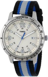 Đồng hồ nam Timex Men's T2N754 Weekender Sport Black, Gray & Blue Nylon Strap Watch