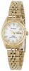 Armitron Women's 75-2474MOP NOW Swarovski Crystal Accented Gold-Tone Round Watch
