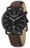 Stuhrling Original Men's 768.03 Ascot Swiss Quartz Date Brown Leather Strap Watch