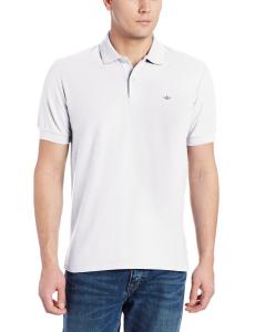 Dockers Men's Heritage Pique Solid Short-Sleeve Polo Shirt