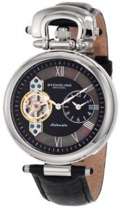 Stuhrling Original Men's 127.33151 Special Reserve Emperor Automatic Skeleton Dual Time Zone Watch