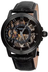 Stuhrling Original Men's 228.33551 Symphony Saturnalia Brumalia Mechanical Skeleton Black Watch