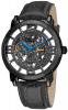 Stuhrling Original Men's 165B.335569 "Classic Winchester Grand" Stainless Steel and Leather Automatic Skeleton Watch