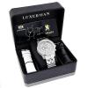Luxurman Watches: Mens Diamond Watch 0.50ct
