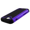 ElBolt LG Optimus L70 / Optimus Exceed II W7 / Realm LS620 / VS450 / D325 (MetroPCS/Verizon/Boost) Silicon Dual Layer Armor Protective Case Cover Skin - Purple with ElBolt Premium Screen Protector by ElBolt TM