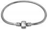 Timeline Treasures European Charm Bracelet Starter Surgical Stainless Steel Fits Pandora Jewelry (Barrel Clasp, 7.3 inch)