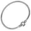 Timeline Treasures European Charm Bracelet Starter Surgical Stainless Steel Fits Pandora Jewelry (Barrel Clasp, 6.5 inch)
