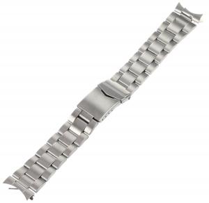 Hadley-Roma Men's MB5916RWSandC-20 20-mm Stainless Steel Watch Bracelet