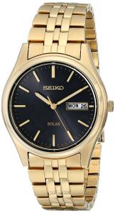 Đồng hồ nam Seiko Men's SNE044 Gold-Tone Stainless Steel Solar Watch