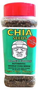 ** THE ORIGINAL CHIA ** 1 LB (16 OZ) Bottle of Chia Seeds by Olmec Foods... Triple Cleaned!