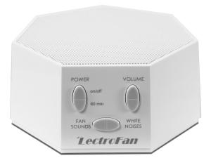 LectroFan - Fan Sound and White Noise Machine, White (FFP)