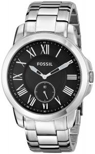 Fossil Men's FS4973 Grant Stainless Steel Watch with Link Bracelet