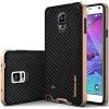 Galaxy Note 4 Case, Caseology [Bumper Frame] Samsung Galaxy Note 4 Case [Carbon Fiber Black] Slim Fit Skin Cover [Shock Absorbent] TPU Bumper Galaxy Note 4 Case [Made in Korea] (for Samsung Galaxy Note 4 AT&T Sprint, T-mobile, Unlocked)