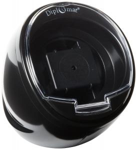 Diplomat Single Black Watch Winder with Built In IC Timer