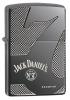 Zippo Pocket Lighter High Polished Black Ice Armor Jack Daniel's Pocket Lighter