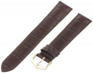 Hirsch 010280-10-20 20 -mm  Genuine Leather Alligator Embossed Watch Strap