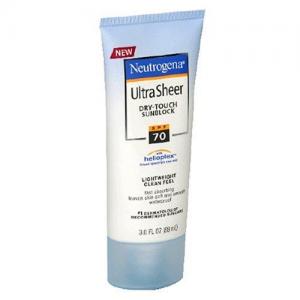 Neutrogena Ultra Sheer Dry-Touch Sunscreen , SPF 70 3 fl oz