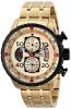Invicta Men's 17205 "AVIATOR" 18k Gold Ion-Plated Watch