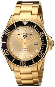 Đồng hồ nam Swiss Legend Men's 21344-YG-10-BB Luminous Analog Display Swiss Quartz Gold Watch