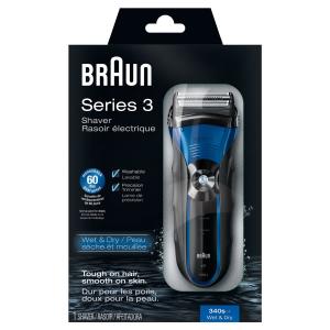 Braun Series 3-340s Wet & Dry Electric Shaver
