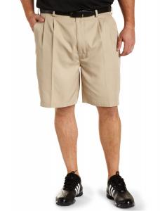 Reebok Big & Tall Golf Play Dry Continuous Comfort Pleated Shorts