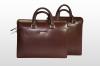 Cặp Eliteshine Leather Portfolio Briefcase Men's Shoulder Bag Brown
