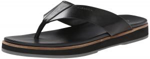 Calvin Klein Men's Deano Leather Flip-Flop