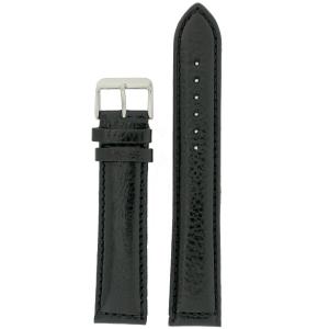 Extra Long Watch Band Leather Black Padded 22 millimeters Tech Swiss