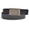Sharp: Men's Leather 1.25" Flat Buckle Ratchet Belt by Gary Majdell Sport