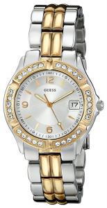 Đồng hồ nữ GUESS Women's U0026L1 Dazzling Sporty Silver & Gold-Tone Mid-Size Watch