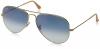 Ray-Ban RB 3025 001/3F Aviator Arista / Light Blue Crystal Gradient Lens