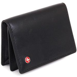 Alpine Swiss Genuine Leather Thin Business Card Case Minimalist Wallet