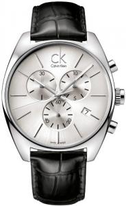 Calvin Klein Men's K2F27120 Exchange Analog Display Swiss Quartz Black Watch