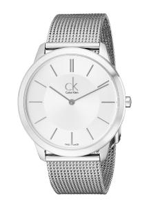 Calvin Klein Minimal Collection Stainless Band Silver Dial Men's Watch - K3M21126
