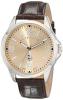 U.S. Polo Assn. Classic Men's USC50006 Oversized Gold-Dial Watch with Textured Band
