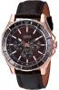 GUESS Men's U0520G1 Sporty Classic Rose Gold-Tone & Brown Multi-Function Watch