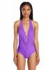 Kenneth Cole New York Women's Strappy Hour Punge Twist One Piece Swimsuit
