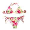RELLECIGA Women's Floral Brazilian Bikini swimsuit
