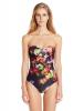 Ted Baker Women's Clere Cascading Floral One Piece Swimsuit