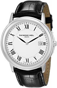 Raymond Weil Men's 54661-Stc-00300 Quartz Stainless Steel White Dial Watch